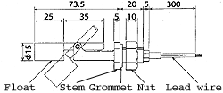 液位開關(guān)（水位開關(guān)/液位傳感器）MFS9-N1-1尺寸規(guī)格